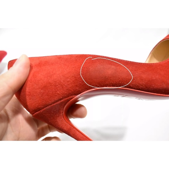 NIB Christian louboutin suede heel sz36EU - Picture 8 of 8